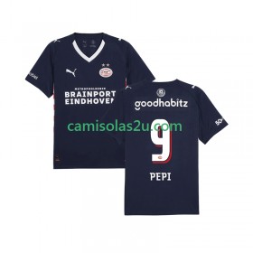 Camisolas de futebol PSV Eindhoven Ricardo Pepi 9 Equipamento Alternativa 2025/26 Manga Curta
